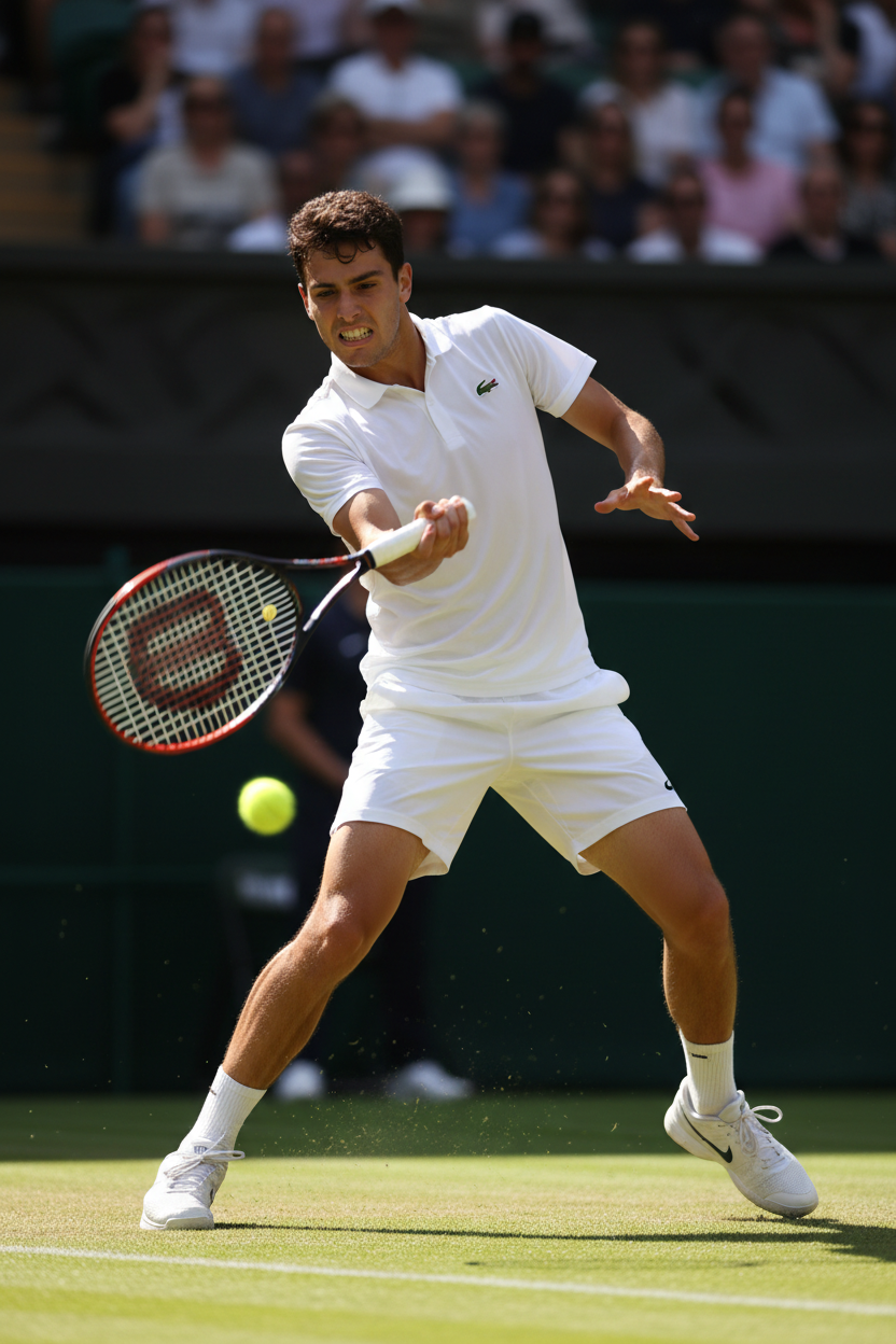 Tennis Player Portrait