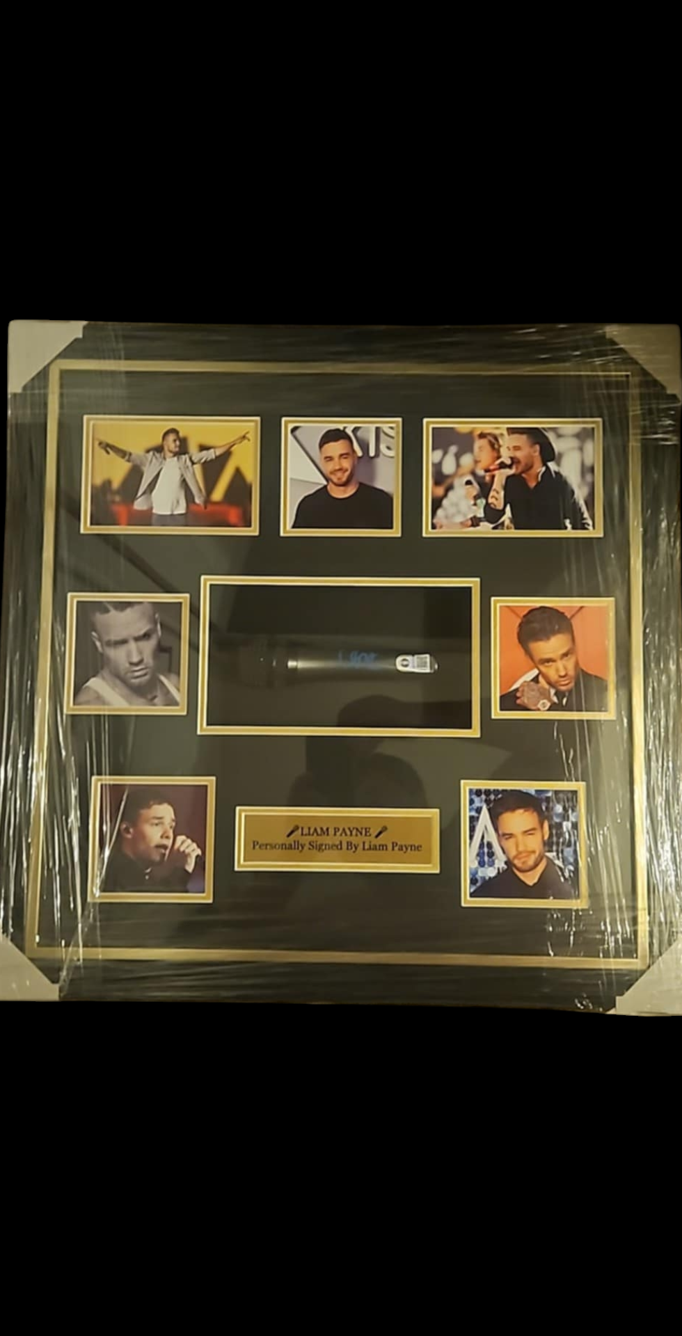 Liam Payne Signed & Framed  Microphone (SWAU AUTHENCAITED)