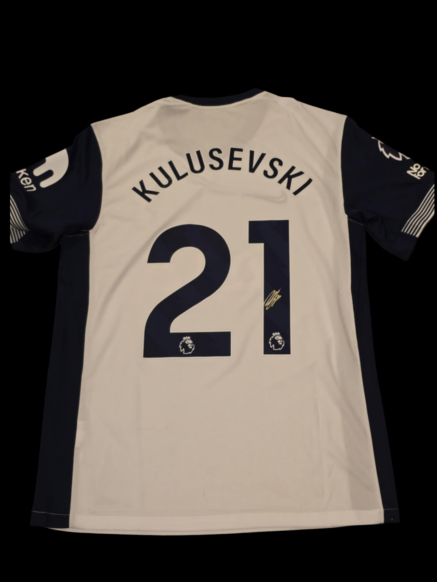 Dejan Kulusevski Signed 24-25 Home Shirt #2