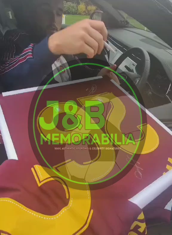 Aston Villa Signed 25-26 Winner 26 Home Shirt-Deluxe Framed #𝟐