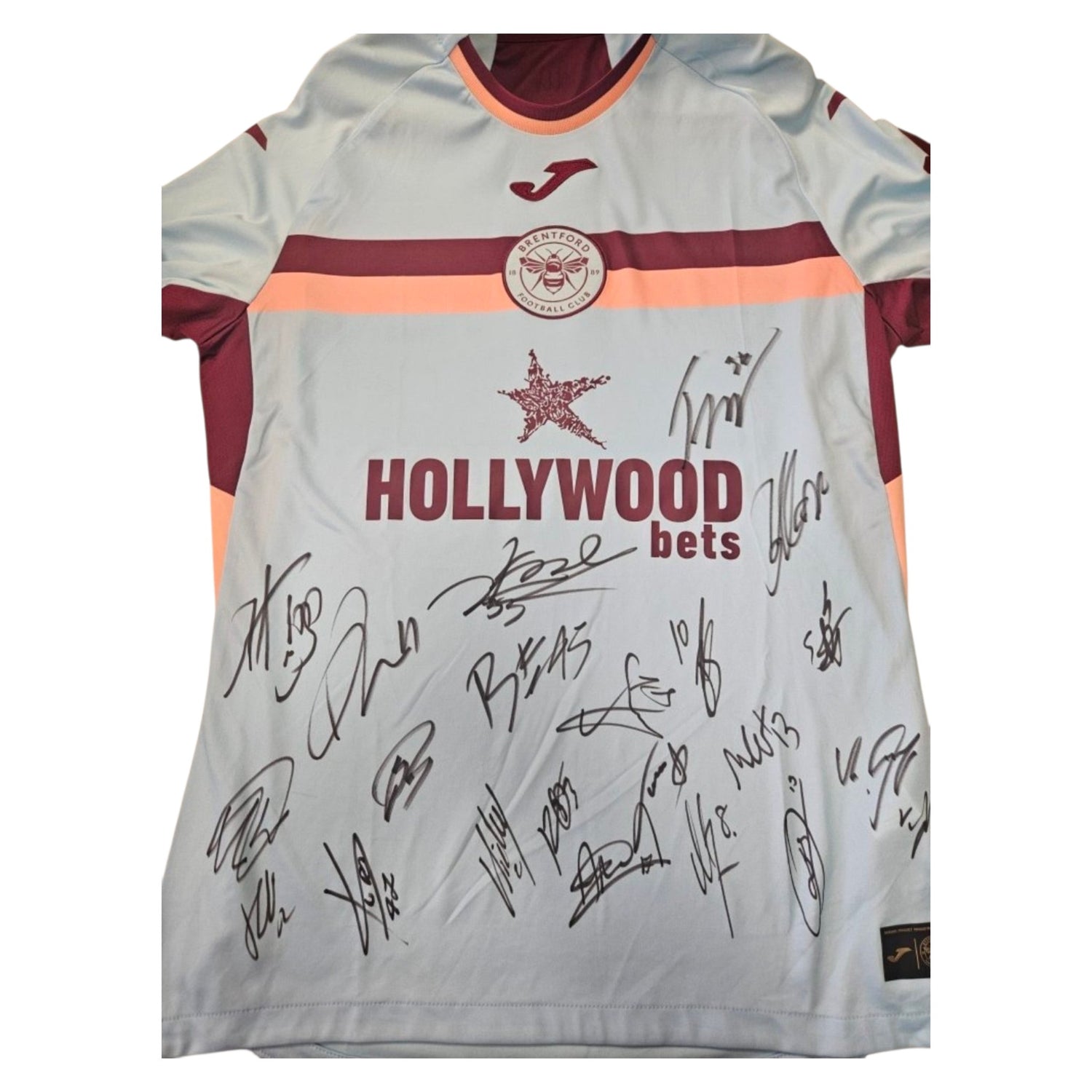 Brentford 25-26 Squad Signed Away Shirt