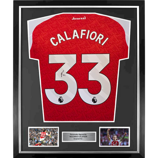 𝐑𝐢𝐜𝐜𝐚𝐫𝐝𝐨 𝐂𝐚𝐥𝐚𝐟𝐢𝐨𝐫𝐢 𝐒𝐢𝐠𝐧𝐞𝐝 𝟐𝟓-𝟐𝟔 𝐀𝐫𝐬𝐞𝐧𝐚𝐥 𝐇𝐨𝐦𝐞 𝐒𝐡𝐢𝐫𝐭 - 𝐃𝐞𝐥𝐮𝐱𝐞 𝐅𝐫𝐚𝐦𝐞𝐝