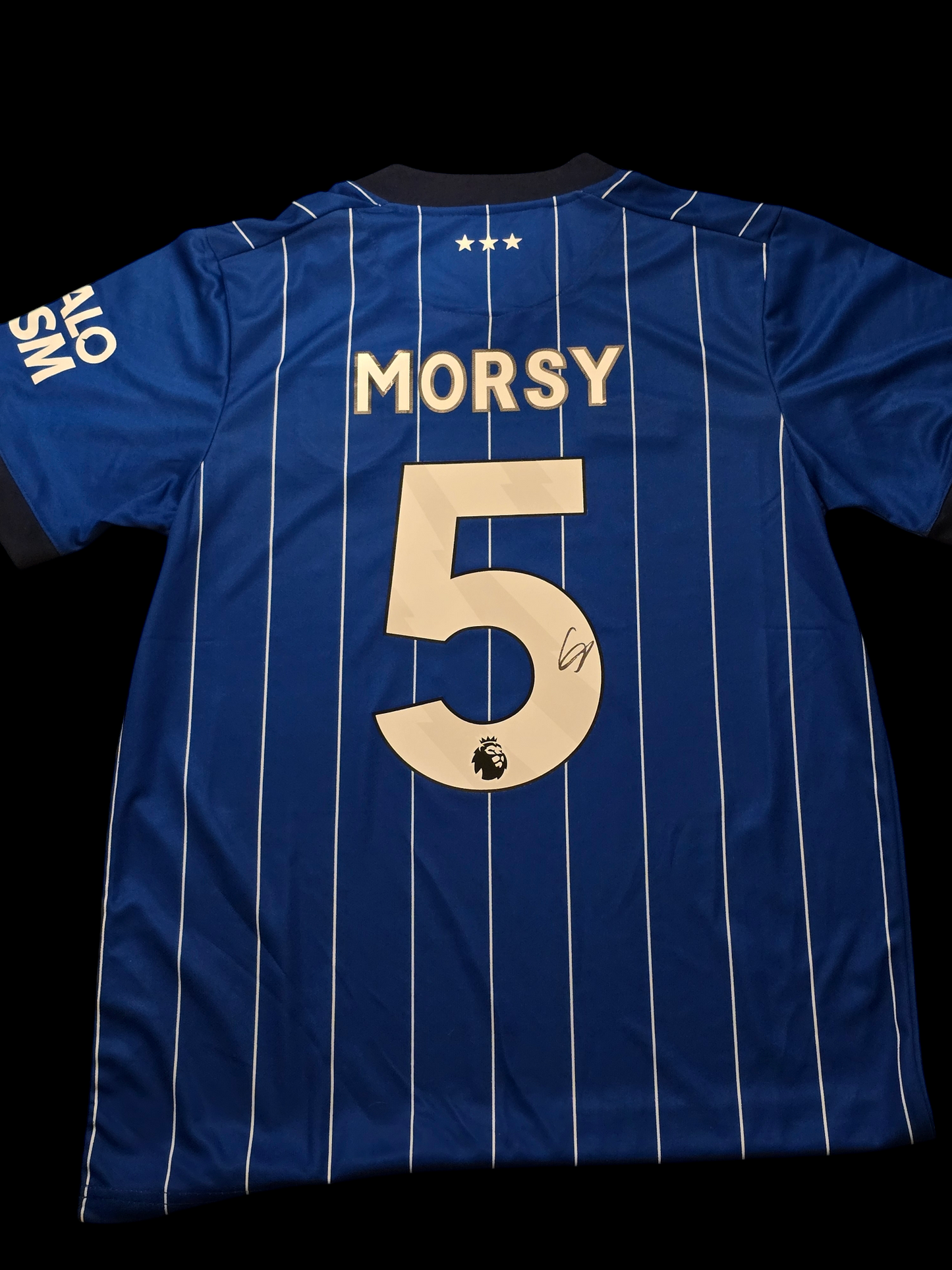 Sam Morsy Signed 24-25 Ipswich Home Shirt