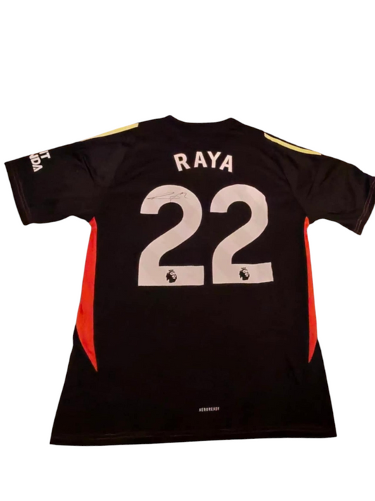 David Raya Signed 24-25 Home Shirt