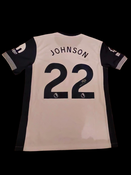 Brennan Johnson Signed 24-25 Spurs Home Shirt #1