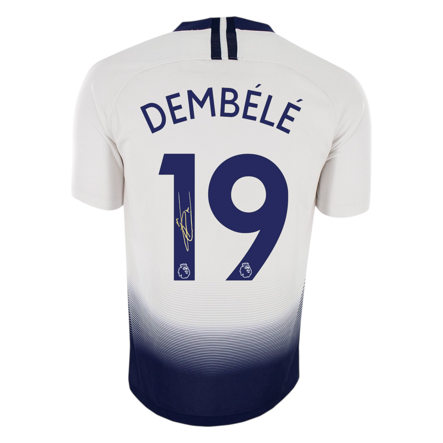 Mousa Dembele Signed 2018-19 Tottenham Home Shirt