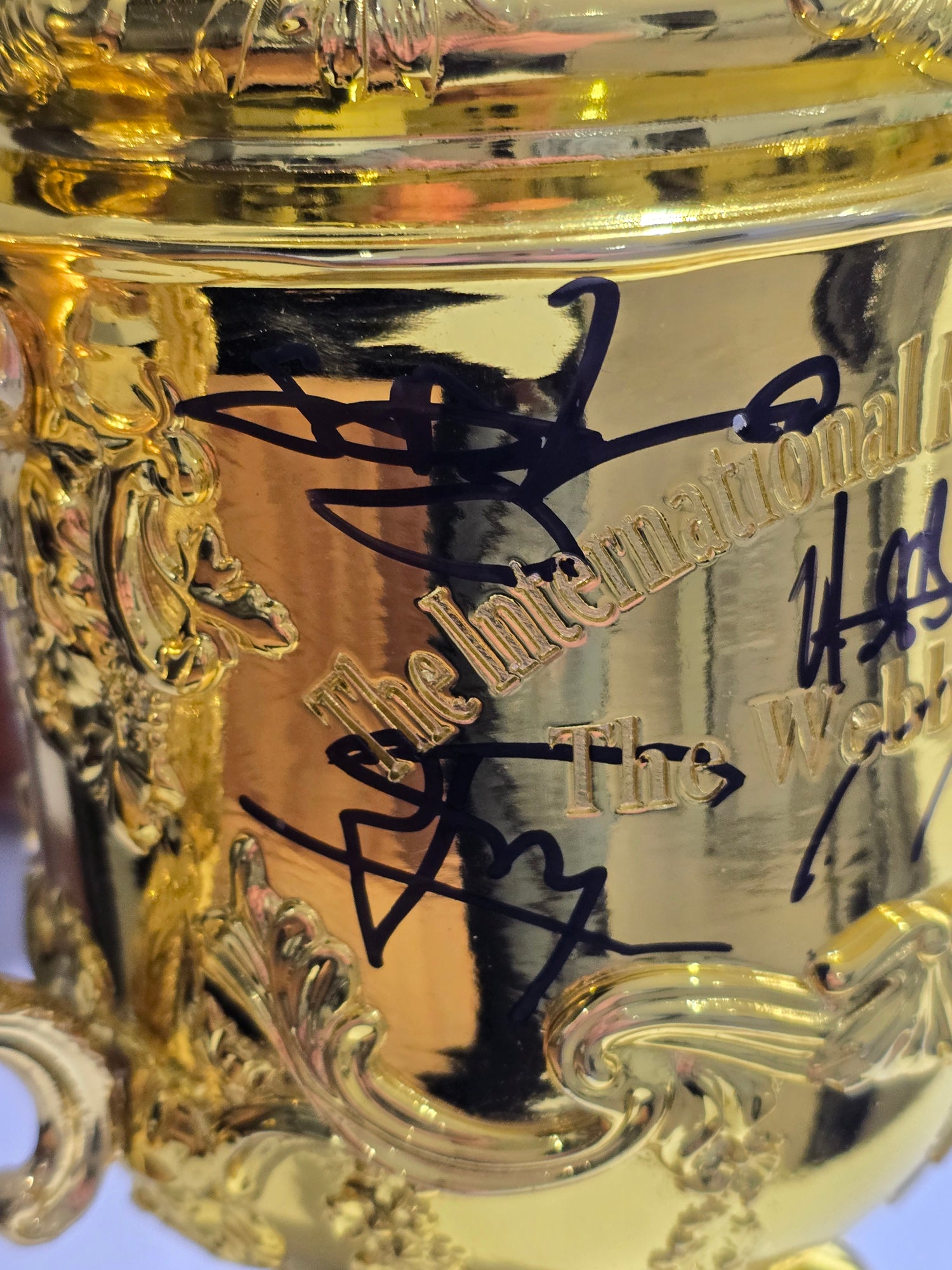 Full Size Rugby Replica World Cup Trophy