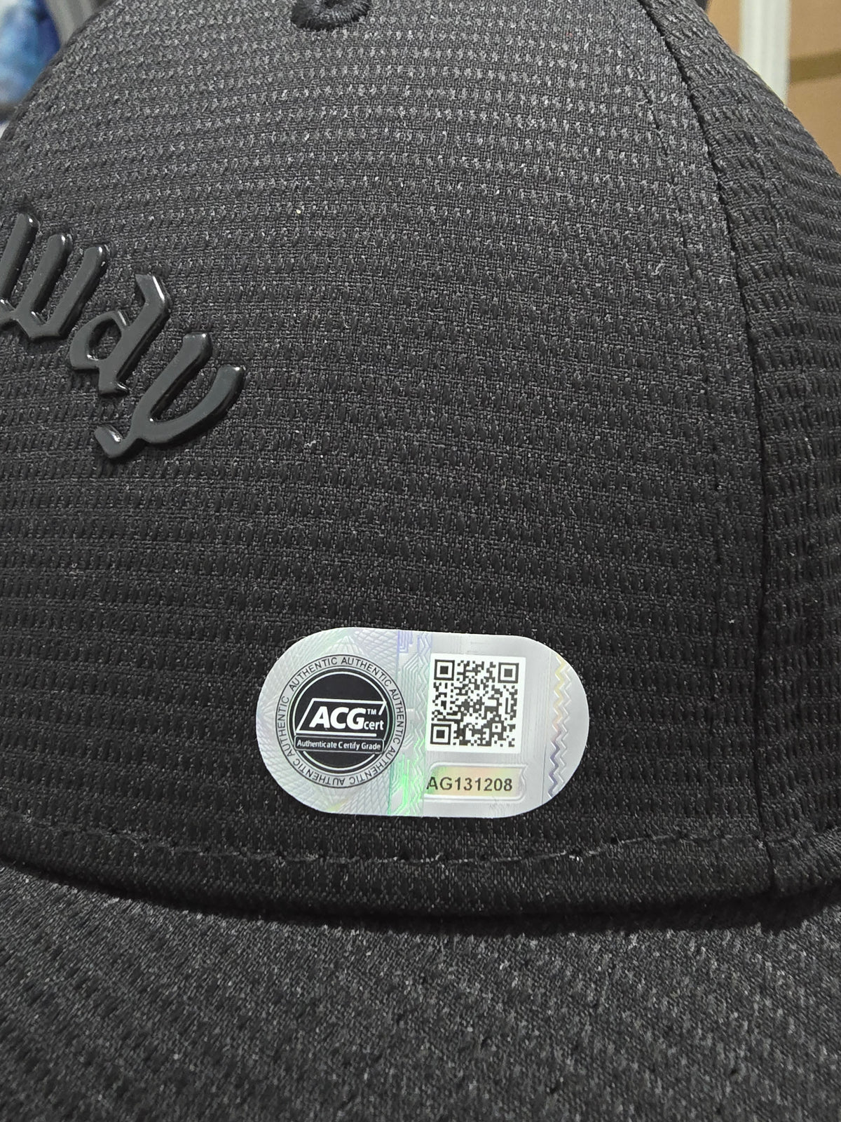 Jon Rahm Signed Black Callaway Golf Cap-Deluxe Framed (ACG CERT AG141208)