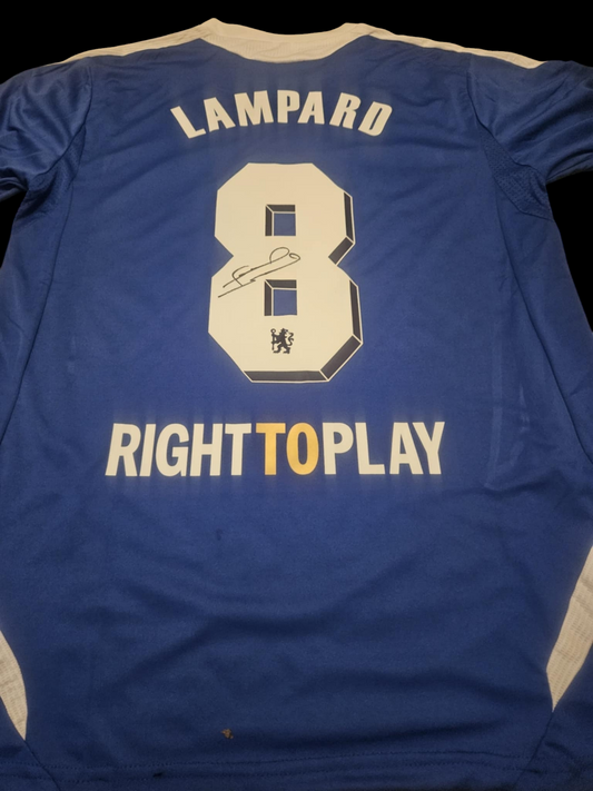 Frank Lampard Signed 2012 Champions League Shirt #2