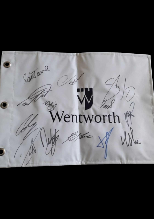 Wentworth Multi Signed Pin Flag