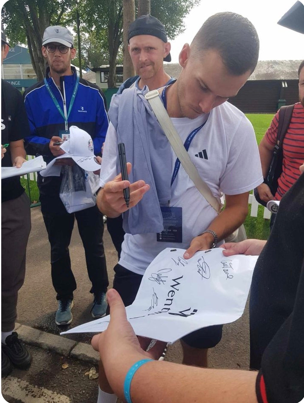 Wentworth Multi Signed Pin Flag