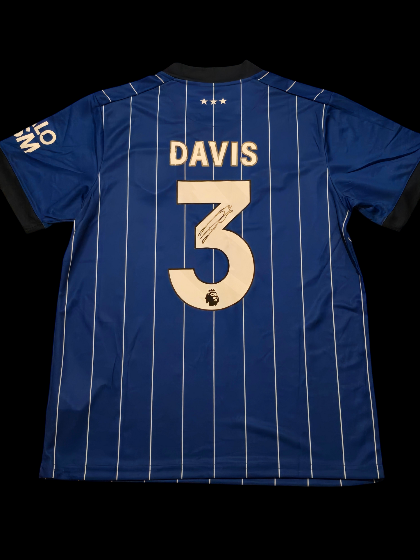 Leif Davis Signed 24-25 Ipswich Home Shirt