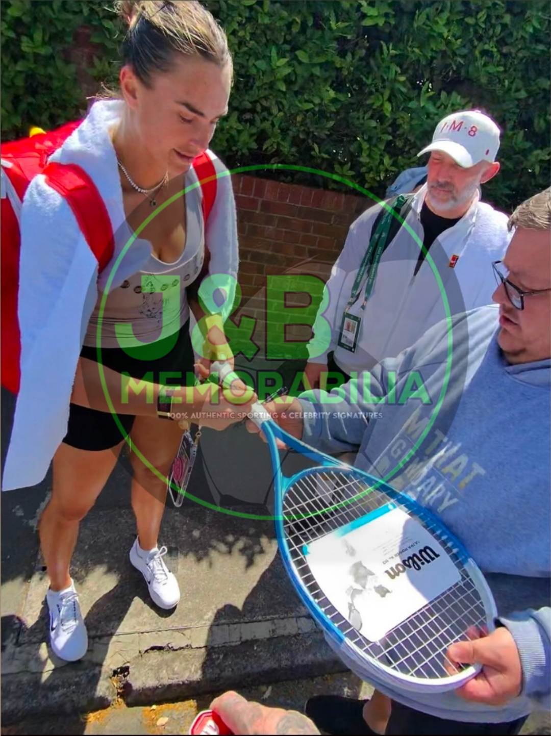 𝐀𝐫𝐲𝐧𝐚 𝐒𝐚𝐛𝐚𝐥𝐞𝐧𝐤𝐚 𝐒𝐢𝐠𝐧𝐞𝐝 𝐖𝐢𝐥𝐬𝐨𝐧 𝐓𝐞𝐧𝐧𝐢𝐬 𝐑𝐚𝐜𝐤𝐞𝐭-𝐃𝐞𝐥𝐮𝐱𝐞 𝐅𝐫𝐚𝐦𝐞𝐝