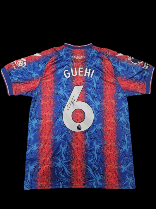 Marc Guéhi Signed 24-25 Crystal Palace Home Shirt