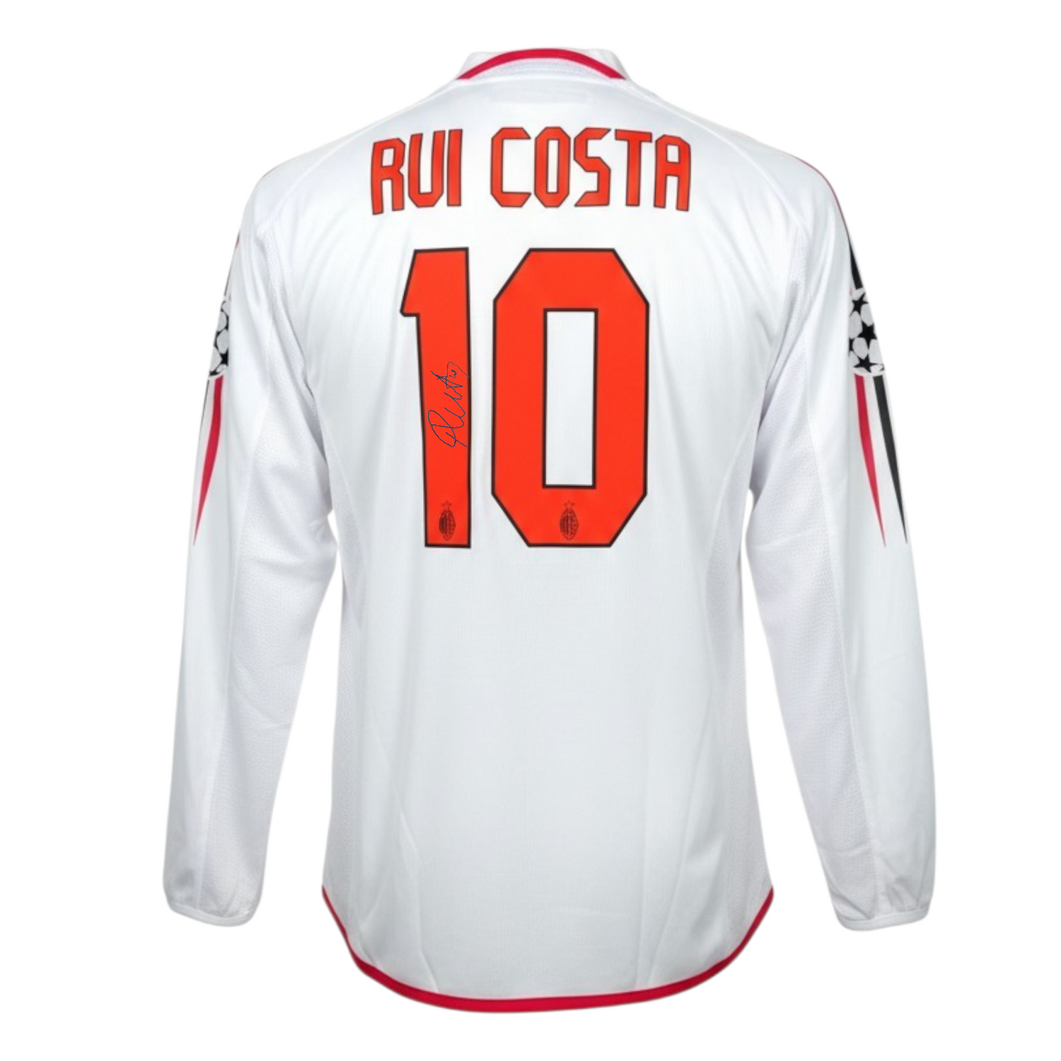 Rui Costa Signed 2006-07 Ac Milan Away Shirt