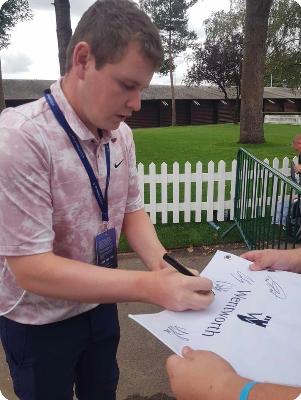 Wentworth Multi Signed Pin Flag