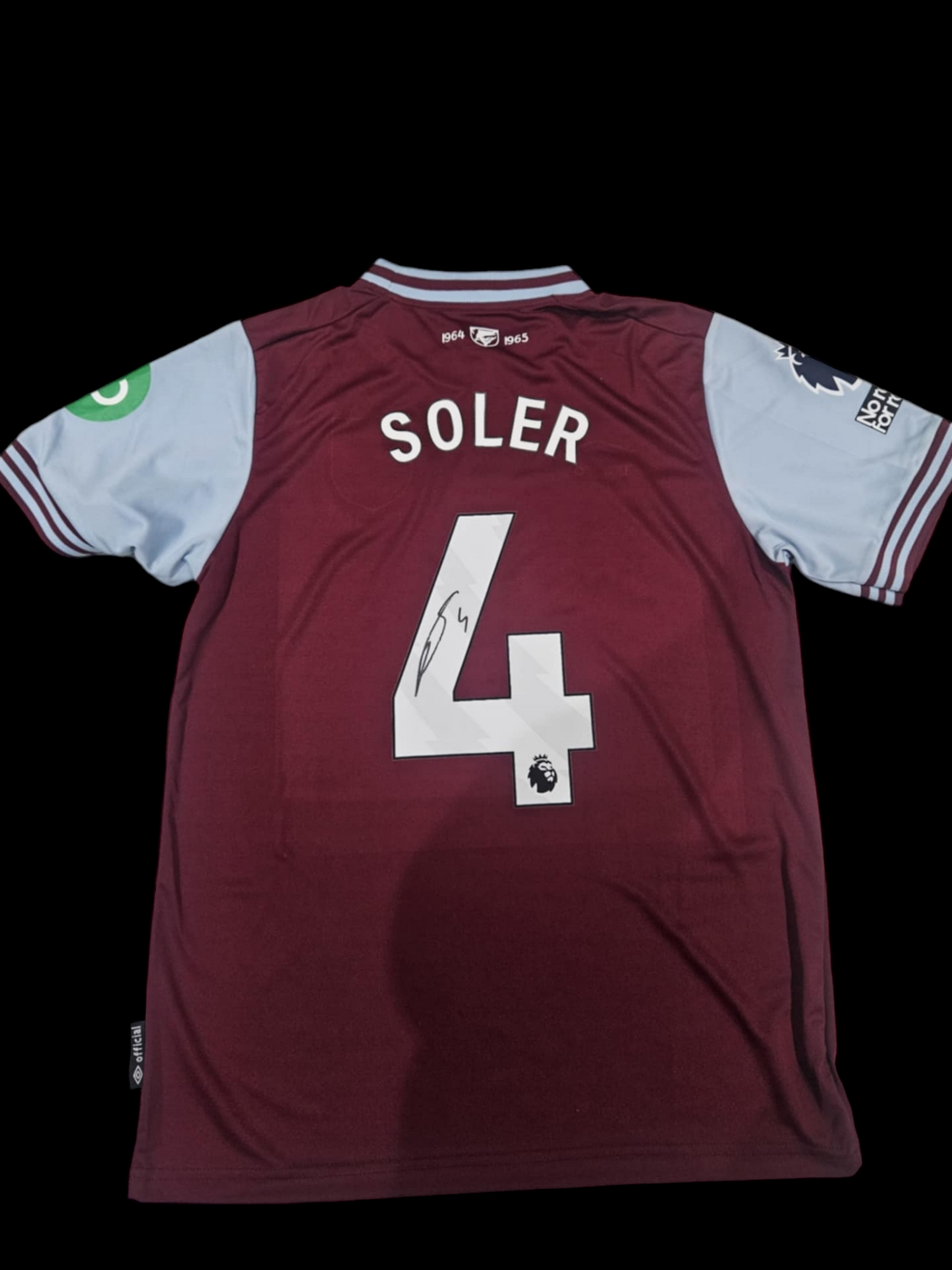 Carlos Soler Signed 24-25 West Ham Home Shirt