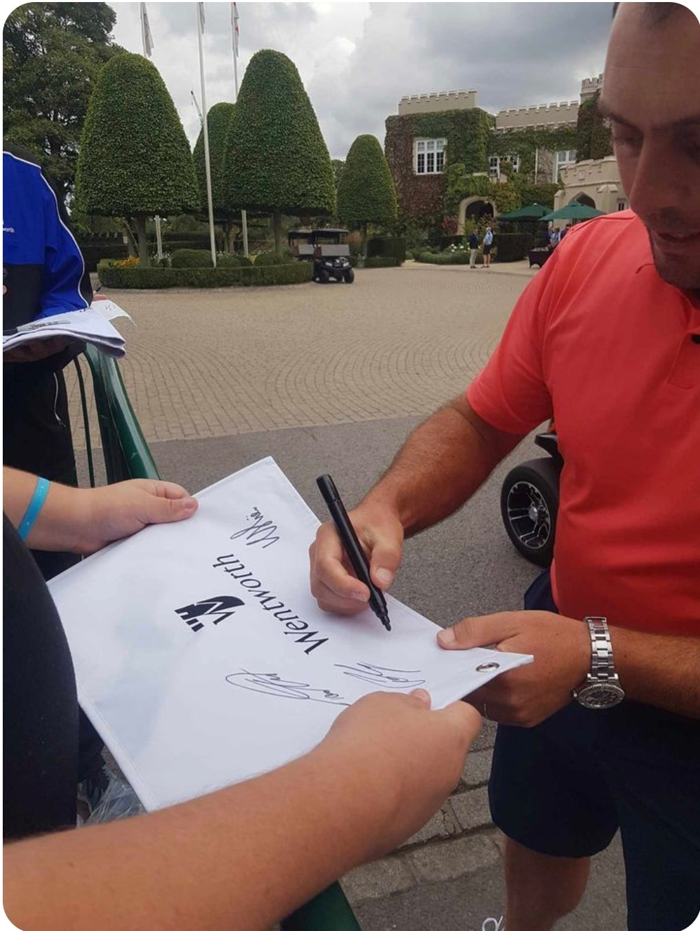 Wentworth Multi Signed Pin Flag