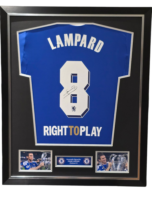 Frank Lampard Signed & Framed 2012 Champions League Shirt