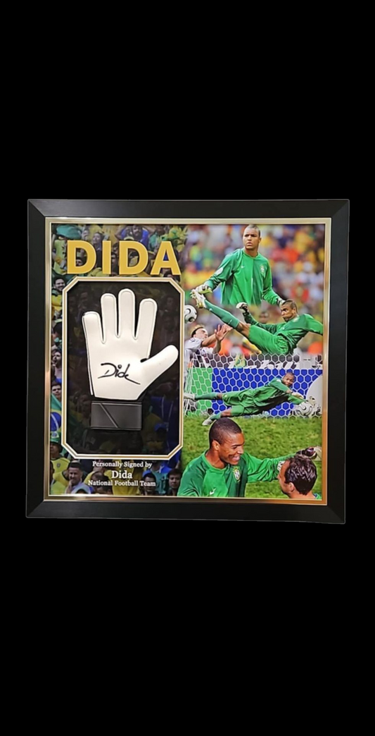 Dida Signed & Framed Goalkeeper Glove